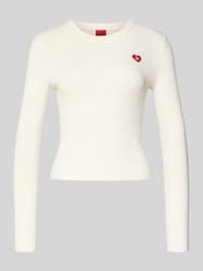 Slim Fit Strickshirt aus Viskose-Mix Modell 'SHARPA' von HUGO - 18