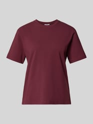 T-Shirt mit Rundhalsausschnitt Modell 'NORA' von VILA Bordeaux - 30