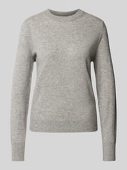 Gebreide pullover met ribboorden van Jake*s Casual Grijs / zwart - 16