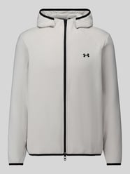 Regular Fit Trainingsjacke mit Baumwoll-Anteil Modell 'Unstoppable Fleece' von Under Armour - 28