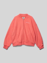 Sweatjacke mit Label-Stitching von CHAMPION Orange - 10