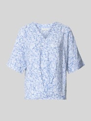 Regular Fit Bluse mit V-Ausschnitt und 1/2-Arm von Christian Berg Woman - 30