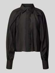 Regular fit blouse van lyocellmix met kant model 'MOLLY' van Cph Muse - 19