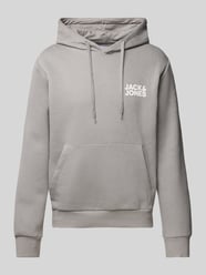 Hoodie mit Label-Print Modell 'ECORP' von Jack & Jones - 16