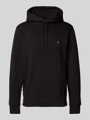 Hoodie mit Label-Patch von Calvin Klein Jeans Schwarz - 31