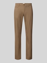 Slim Fit Hose mit Bügelfalten Modell 'Fabio' von Brax Beige - 5