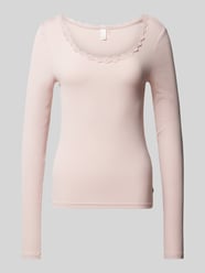 Longsleeve met ronde hals van QS Roze - 40