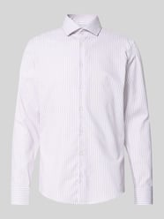 Slim Fit Businesshemd aus reiner Baumwolle Modell 'Spread Kent' von Seidensticker Bordeaux - 39