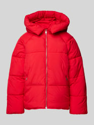 Steppjacke mit Kapuze von Jake*s Casual Rot - 32