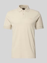 Regular Fit Poloshirt aus reiner Baumwolle Modell 'PRIME' von BOSS Orange Beige - 38