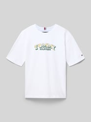 regular fit T-shirt van puur katoen van Tommy Hilfiger Teens - 33