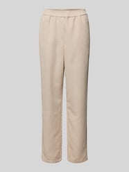 Stoffhose mit elastischem Bund von LOLLYS LAUNDRY Beige - 21