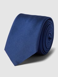 Krawatte mit Strukturmuster Modell 'TIE' von HUGO Blau - 4