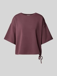 oversized fit t-shirt van elastische materiaalmix van Christian Berg Woman - 3