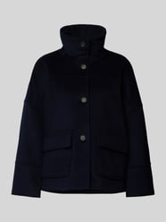 Cropped Jacke mit Stehkragen von Gant Blau - 6