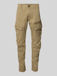 Slim fit broek van katoenmix in cargo-look van PME Legend Beige - 4