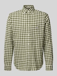 Regular fit linnen overhemd met katoen Model 'GINGHAM' van GANT - 34