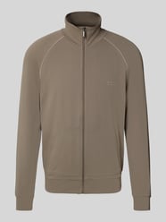 Regular Fit Sweatjacke aus Baumwoll-Mix von BOSS Beige - 17
