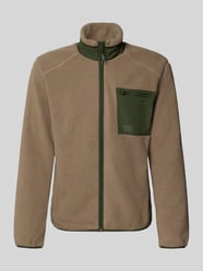 Regular Fit Teddyjacke mit Stehkragen Modell 'DALLAS' von ONLY & SONS Beige - 7