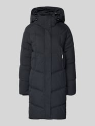 Gewatteerde lange jas met capuchon, model 'Graya' van khujo - 24