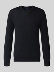 Gebreide pullover van wolmix met v-hals van Christian Berg Men - 9
