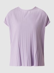 Blusenshirt mit Plisseefalten  von s.Oliver BLACK LABEL Lila - 26