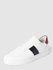 Sneaker mit Kontrastbesatz Modell 'PREMIUM CUPSOLE STRIPE' von Tommy Hilfiger Weiß - 43