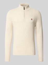 regular fit gebreide trui van zuivere wol van MCNEAL Beige - 20