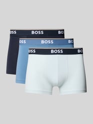 Obcisłe bokserki z mieszanka bawełny w zestaw 3 szt. od BOSS - 34