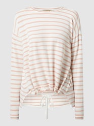 Bluza z wiązanym dołem  od Smith and Soul Różowy - 40