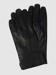 Touchscreen-Handschuhe aus Lammnappa von Nitzsche Accessoires Schwarz - 9