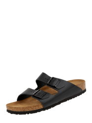 Sandalen aus Leder Modell 'Arizona' von Birkenstock Grau / Schwarz - 22