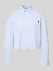 Cropped blouse met borstzak en label-stitching van Calvin Klein Jeans - 33