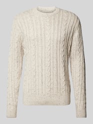 Strickpullover mit gerippten Abschlüssen Modell 'Karl' von Casual Friday Beige - 43