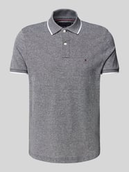 Koszulka polo o kroju regular fit z mieszanki bawełny i lnu od Tommy Hilfiger - 35