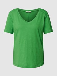 T-shirt met V-hals van Esprit Groen - 36