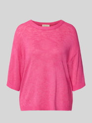 pullover in relaxed fit van viscosemix model 'Vicki' van FREE/QUENT - 28