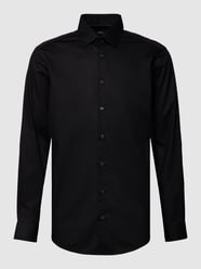 Business-Hemd mit Kentkragen von Jake*s Schwarz - 32