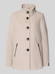 Wollen jack met kasjmier, model 'JANNA' van Milo Coats Beige - 24