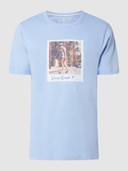 T-Shirt mit Foto-Print  von Colours & Sons Blau / Türkis - 14