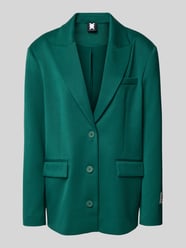 Blazer mit Label-Patch und Reverskragen von Karo Kauer - 8