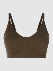 Bralette met ribstructuur  van Saisei Groen - 18