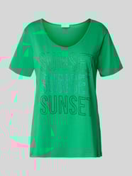 T-Shirt mit Strasssteinbesatz von Milano Italy - 18