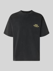 T-shirt z nadrukiem i okrągłym dekoltem od ANOTHER COTTON LAB - 6