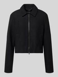 Żakiet o kroju regular fit z żywej wełny z zamkiem błyskawicznym dwustronnym od Marc Cain - 17