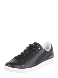 Sneakersy ze skóry od ARMANI EXCHANGE Czarny - 34