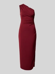 Cocktailkleid mit One-Shoulder-Träger von Jake*s Cocktail Bordeaux - 44