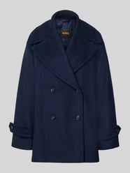 Płaszcz o kroju regular fit z mieszanki wełny model 'C_Cisabena' od BOSS Orange - 21