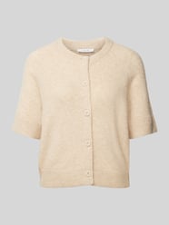 Gebreid jack met knoopsluiting, model 'Doriana' van OPUS Beige - 14