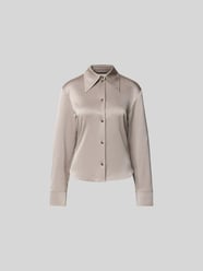 Hemdbluse mit Spitzkragen von Nanushka Beige - 47